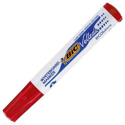 Маркер за бяла дъска Bic 1701 Червен объл връх