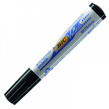 Маркер за бяла дъска Bic 1701 Черен объл връх