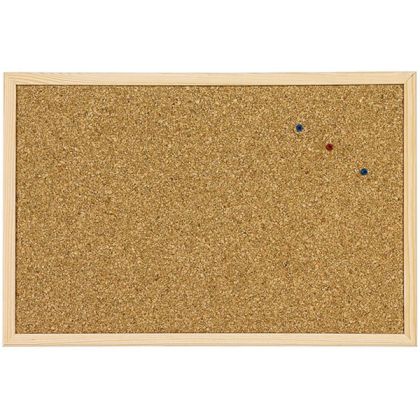 Корково табло с дървена рамка 60х90 cm