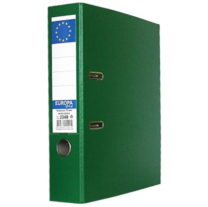 Класьор Europa A4, 7,5 cm Зелен