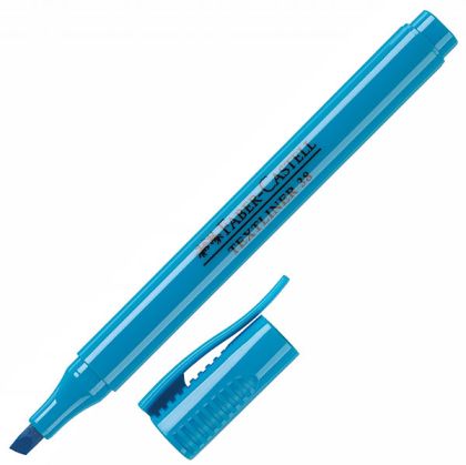 Текс маркер Faber Castell Textliner 38 син
