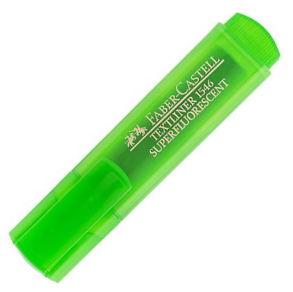 Текст маркер Faber-Castell Зелен