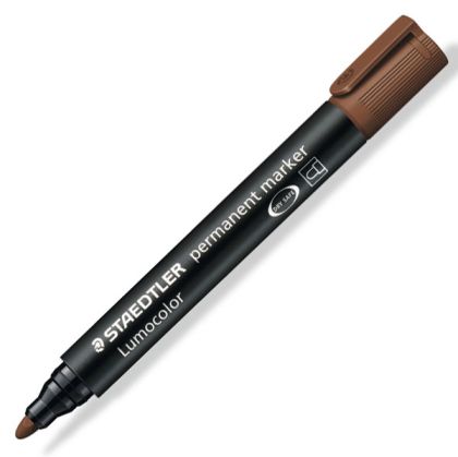 Маркер перманентен Staedtler 352 Кафяв
