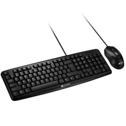 Клавиатура и мишка Canyon CNE-CSET1 USB