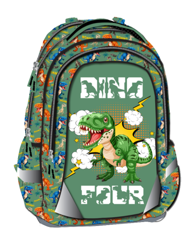 Ергономична раница Octopus Dino Green