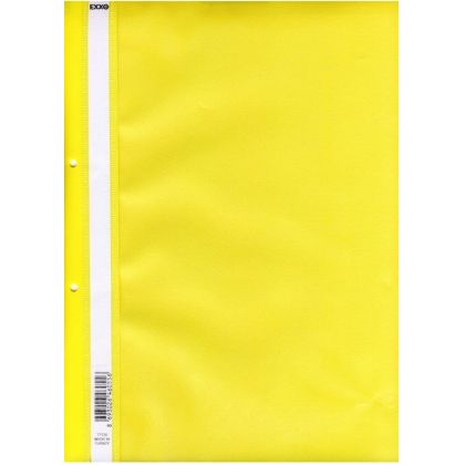 Папка PVC с перфорация, EXXO,  Жълт