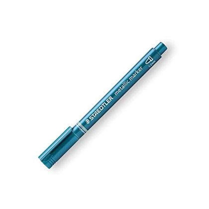 Маркер Staedtler Metalic, объл връх,1-2mm, Син