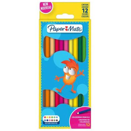 Моливи цветни  PaperMate, 12 цвята