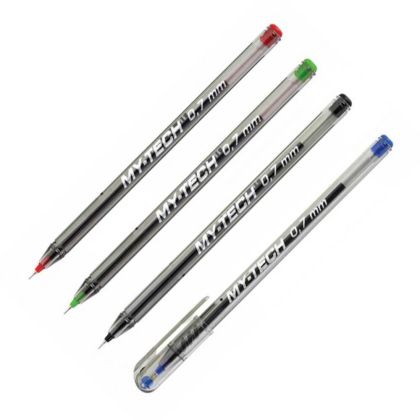 Химикалка Pensan My Tech, 0.7 mm, Черен