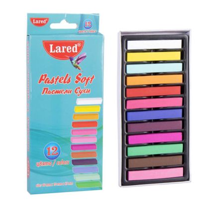 Пастели Lared, сухи, 12 цвята