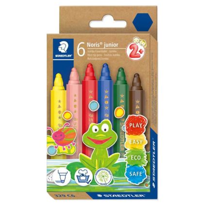 Флумастери Staedtler Noris Junior 329, 6 цвята