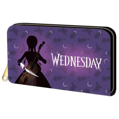 Портфейл Wednesday Purple, 19x10см