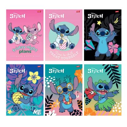 Тетрадка A4 Lilo&Stitch, редове, 54л