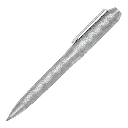 Hugo Boss Химикалка Elemental, в кутия, сребриста