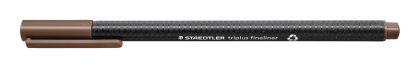 Тънкописец Staedtler Triplus 334, кафяв 77
