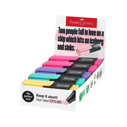 Текст маркер Faber Castell, мини, Лилав