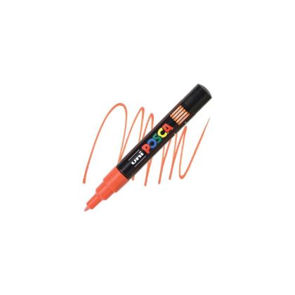 Перманентен маркер Uni Posca PC-1M водна основа Оранжев