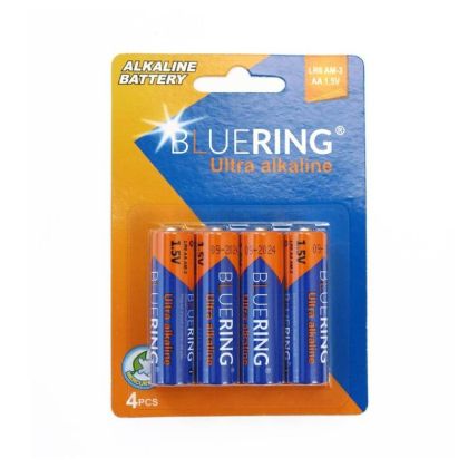 Алкални батерии Bluering AA, 4 броя