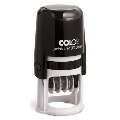 Печат кръгъл colop R30/30 датник с цифри