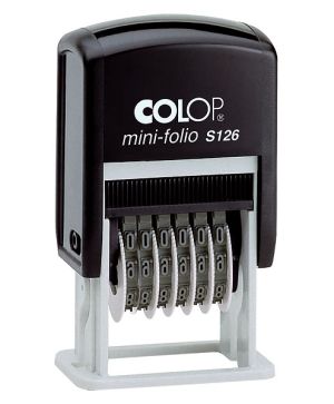 Номератор  Colop 126 S черен