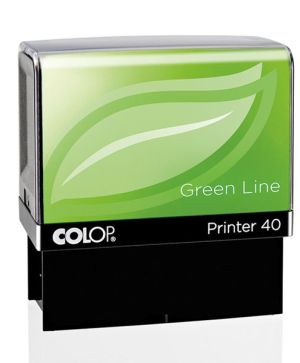 Печат правоъг. Colop Printer G40 23x59 mm син