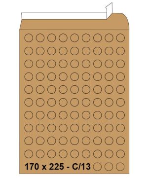 Плик C13 с мехурчета 170х225mm стикер