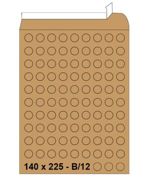 Плик B12 с мехурчета 140х225mm стикер