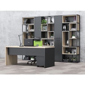 Стелаж RFG Boxi M, метален, 72 х 37 х 212 cm, черен