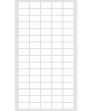 Етикети за цени 12х22 mm 80 бр. Бял