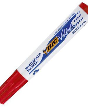 Маркер за бяла дъска Bic 1701 Червен объл връх