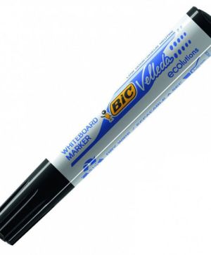 Маркер за бяла дъска Bic 1701 Черен объл връх