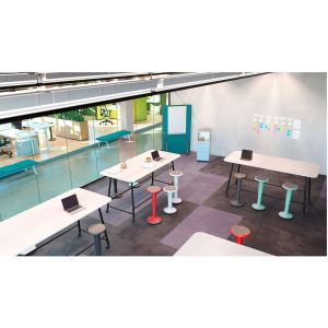 Табуретка Interstuhl Up 100U, кръгла, черна
