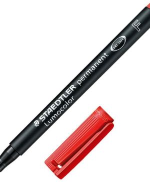 Перман. тънкописец Staedtler 318 OHP F червен
