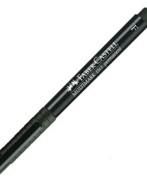 Перманентен тънкописец Faber-Castell OHP F Черен