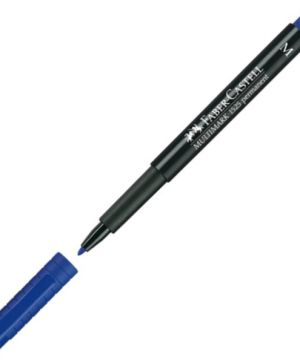 Перманентен тънкописец Faber-Castell OHP M Син