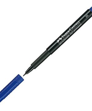 Перманентен тънкописец Faber-Castell OHP S Син