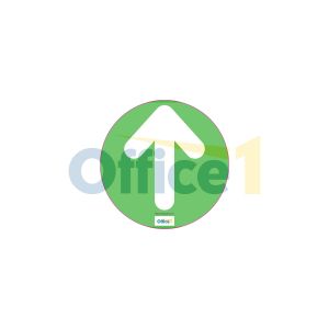 Стикер за под Стрелка, зелена, ø 10 cm