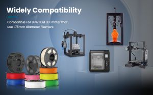 Филамент за 3D принтер, PLA+, 1.75 mm, 1 kg, кафяв