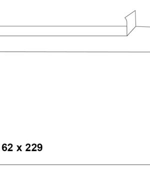 Плик Pigna бял C5 162х229 mm Стикер