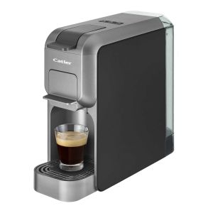 Кафе машина Catler ES700, за капсули Dolce Gusto, Nespresso, Caffissimo, 1350 W, налягане на помпата 15 бара, черно-сребриста