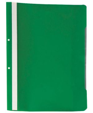 Папка PVC с перфорация Зелен