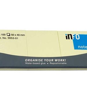 Самоз. листчета Office Point Жълт 50х40 mm 3х100