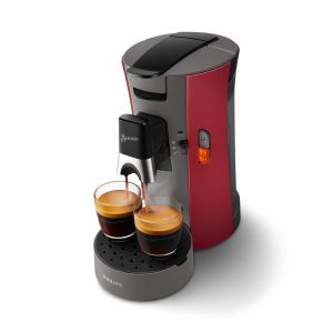 Кафе машина Senseo Select Deep CSA230/91, червена