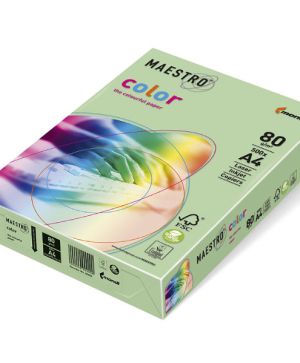 Цветна хартия IQ Color Полузелен №28 А4 500 л.