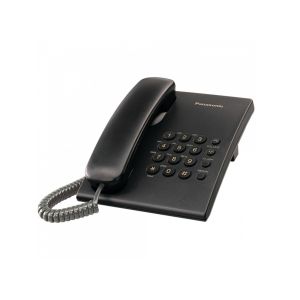 Жичен телефон Panasonic KX-TS500, черен