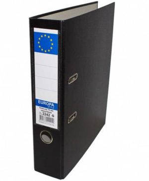 Класьор Europa A4, 7,5 cm Черен