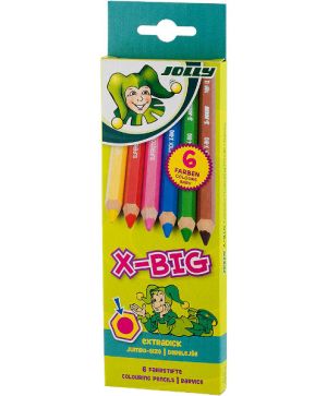 Цветни моливи Jolly X-big,6 цв.
