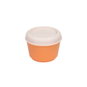 Milan Кутия за храна, кръгла, оранжева, 250 ml