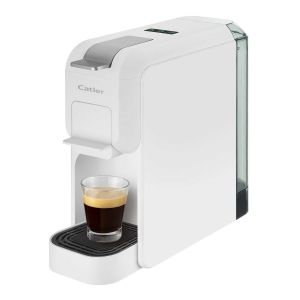 Кафе машина Catler ES702, за капсули Dolce Gusto, Nespresso, Caffissimo, 1350 W, налягане на помпата 15 бара, бяла