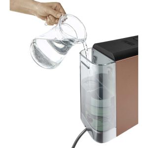 Кафе машина Catler ES701, за капсули Dolce Gusto, Nespresso, Caffissimo, 1350 W, налягане на помпата 15 бара, кафява